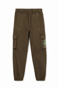 Pantalón largo jogger bolsillos cargo