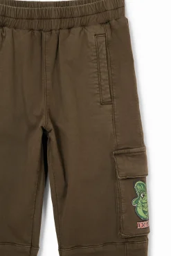 Pantalón largo jogger bolsillos cargo