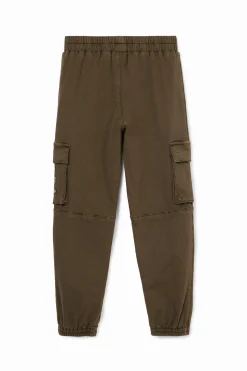 Pantalón largo jogger bolsillos cargo