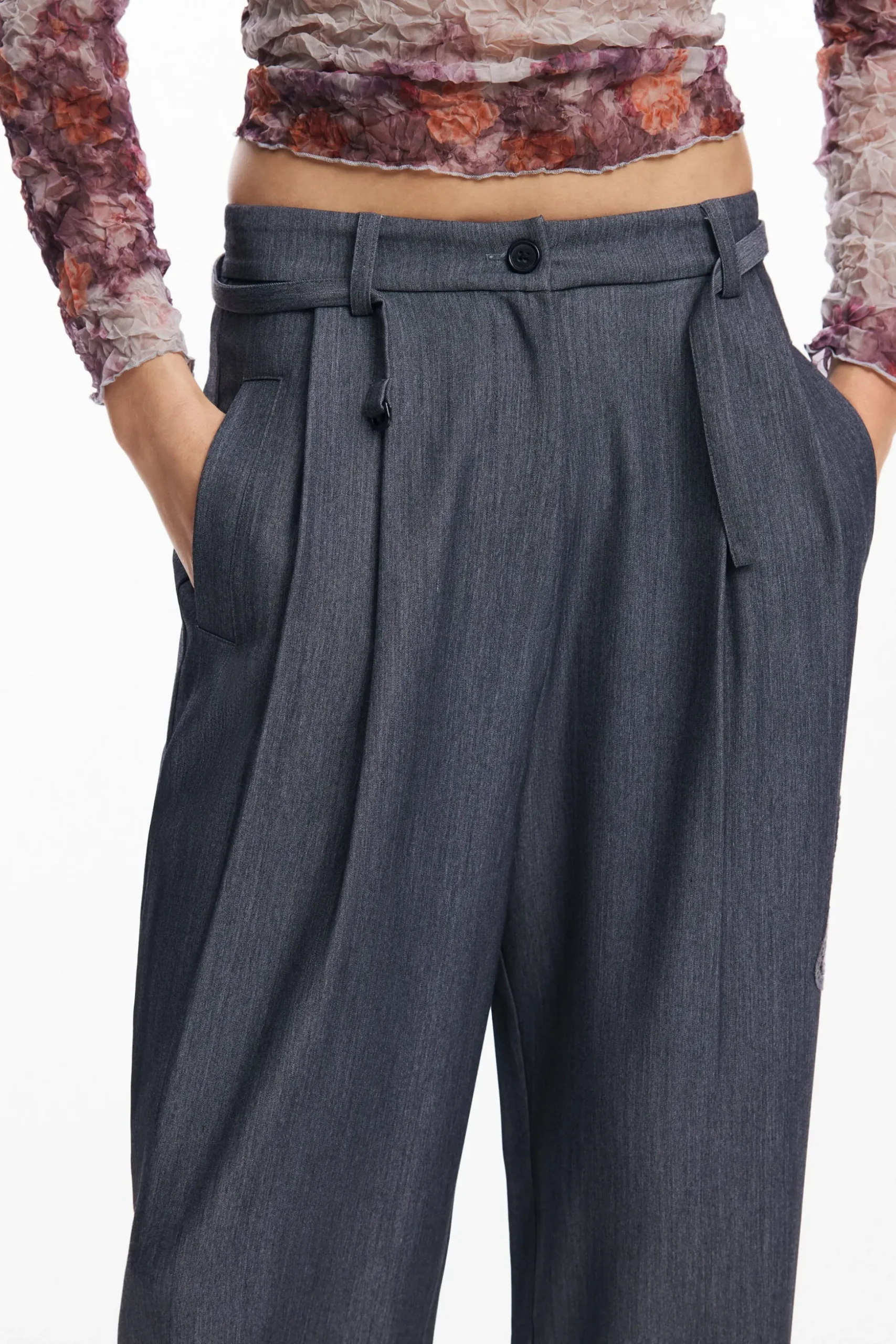 Pantalón largo recto
