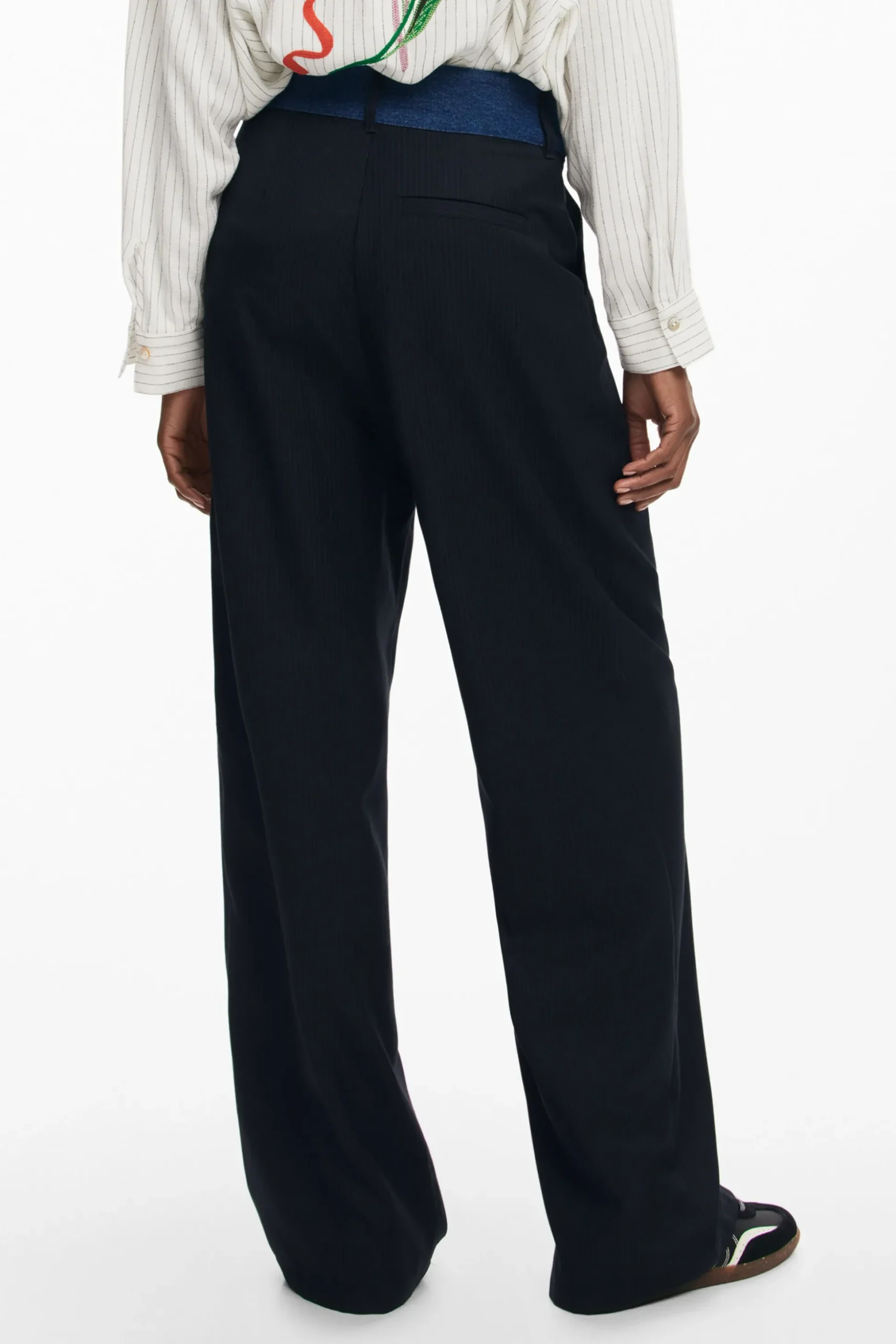 Pantalón sastre combinado