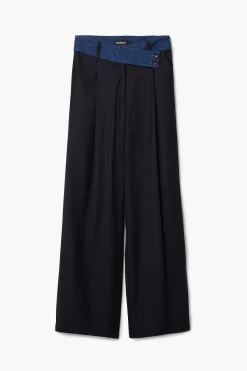 Pantalón sastre combinado