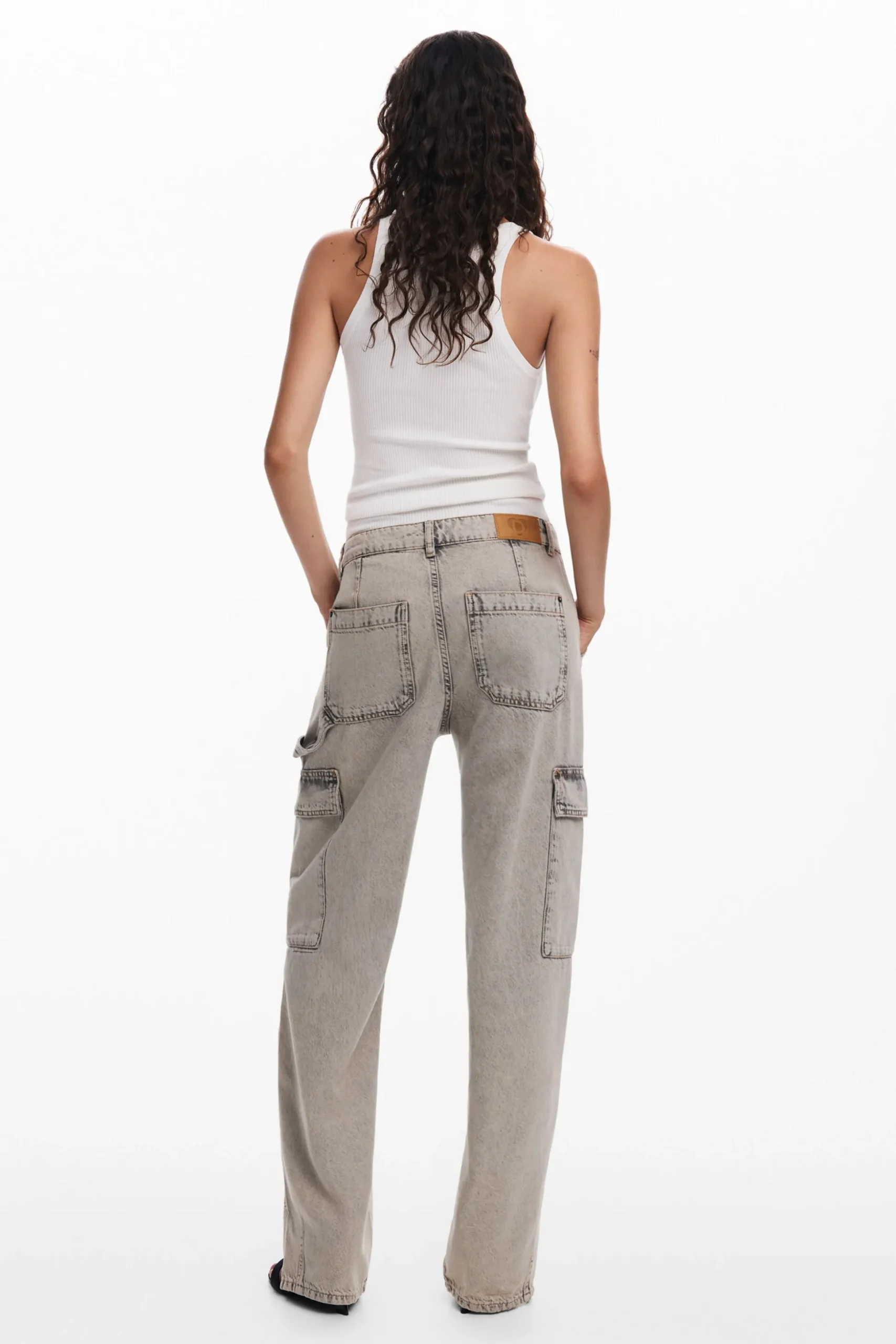 Pantalón vaquero cargo