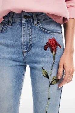 Pantalón vaquero rosa