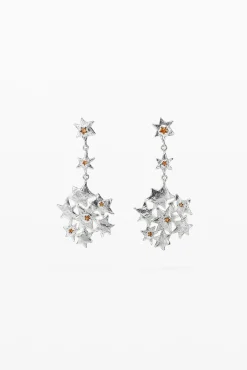 Pendientes largo formación de estrellas Zalio