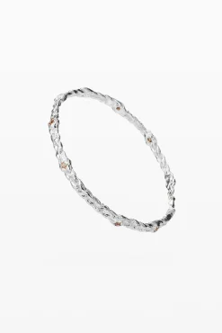 Pulsera de estrellas baño plata Zalio