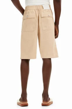 Shorts lisos bolsillos