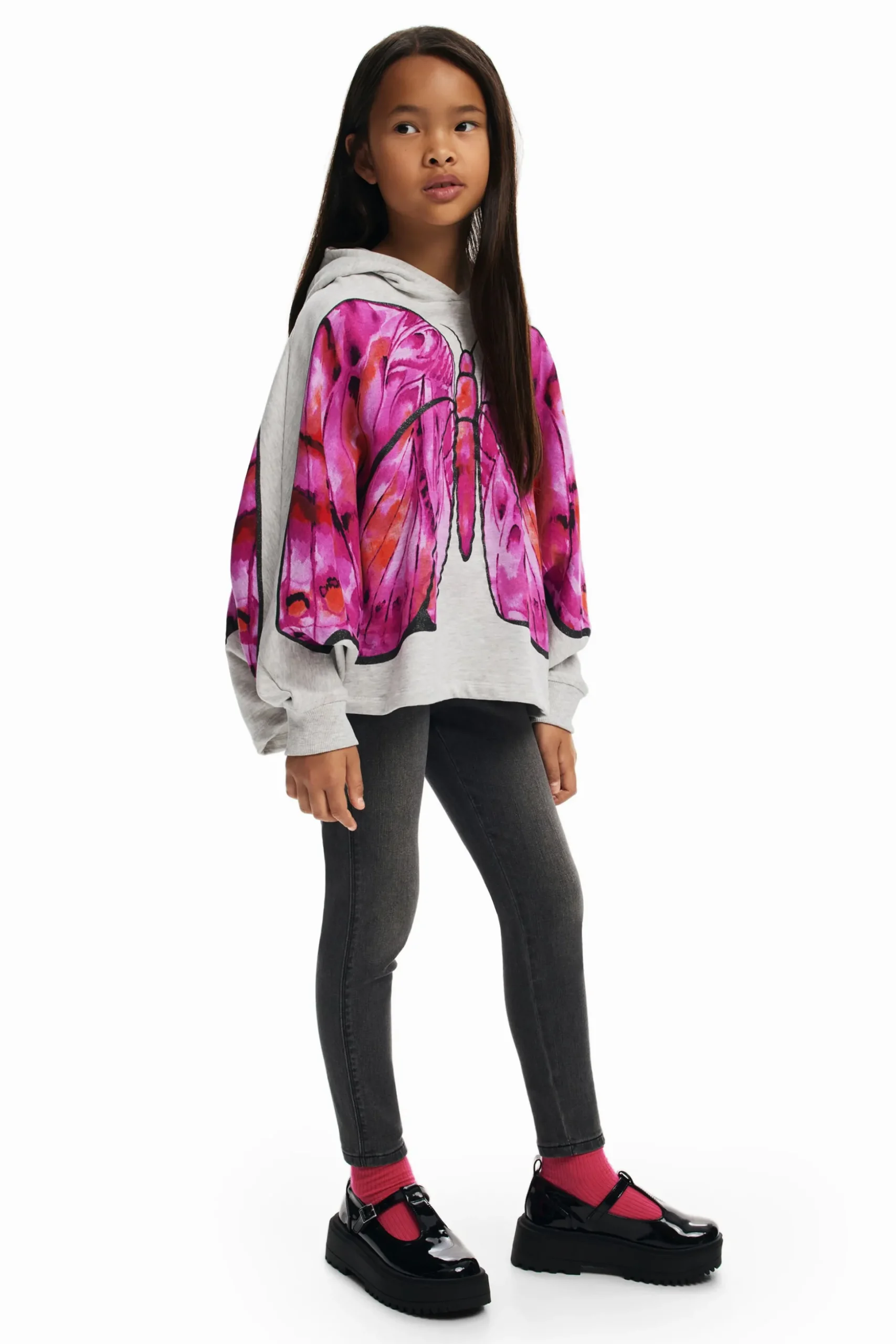 Sudadera capa mariposa