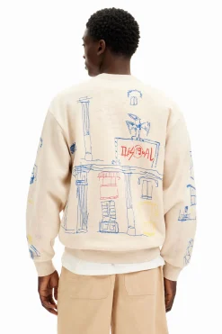 Sudadera con diseño de ilustración