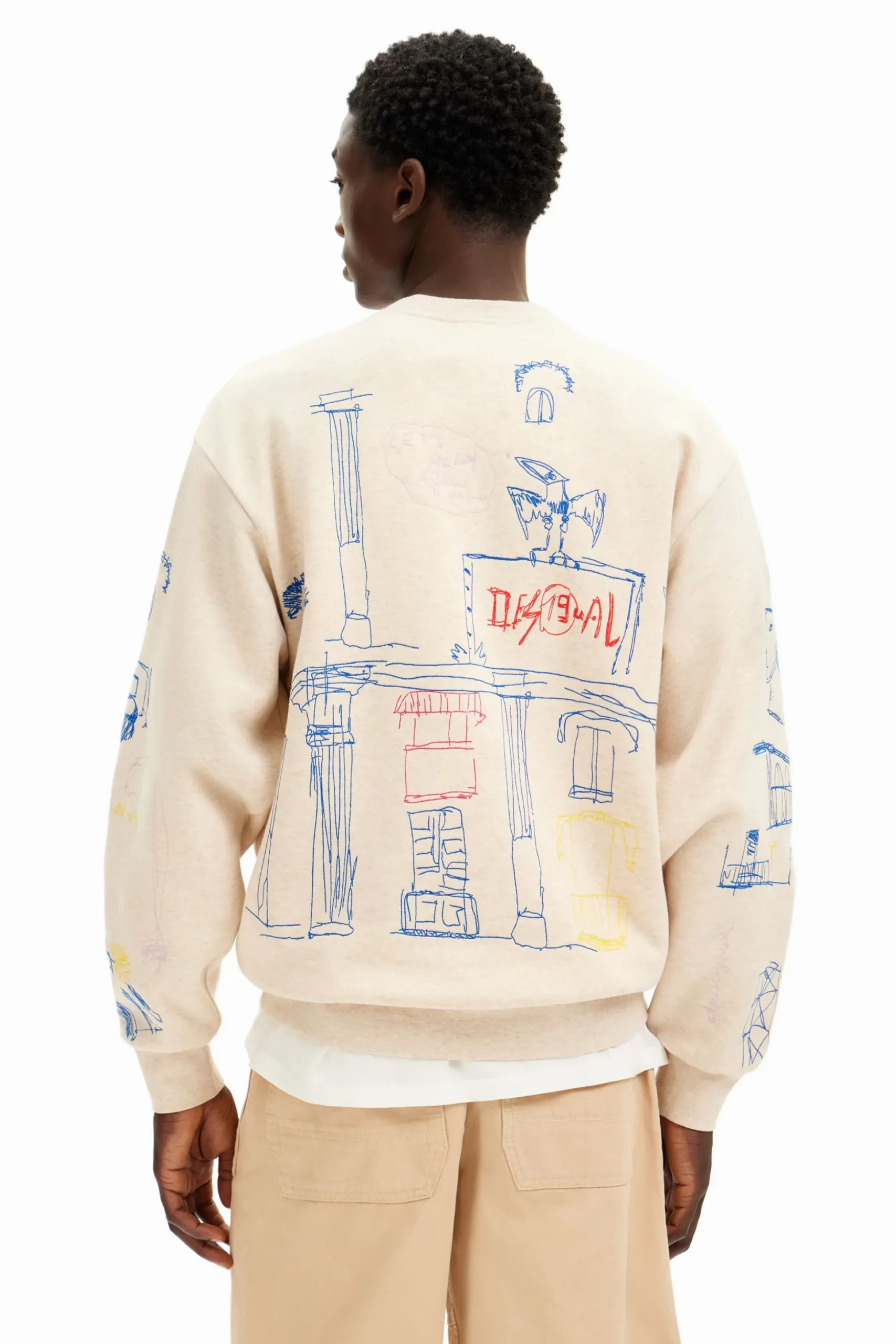 Sudadera con diseño de ilustración