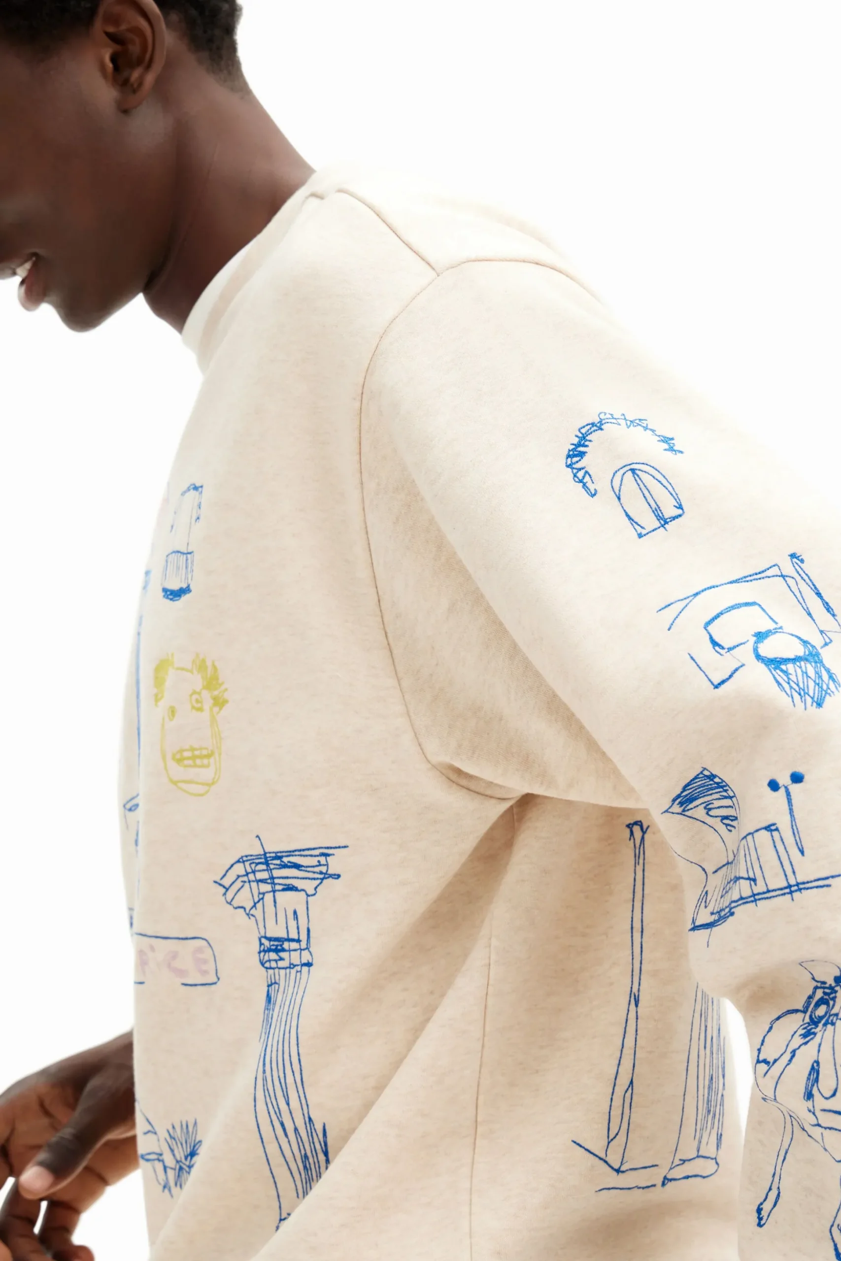 Sudadera con diseño de ilustración