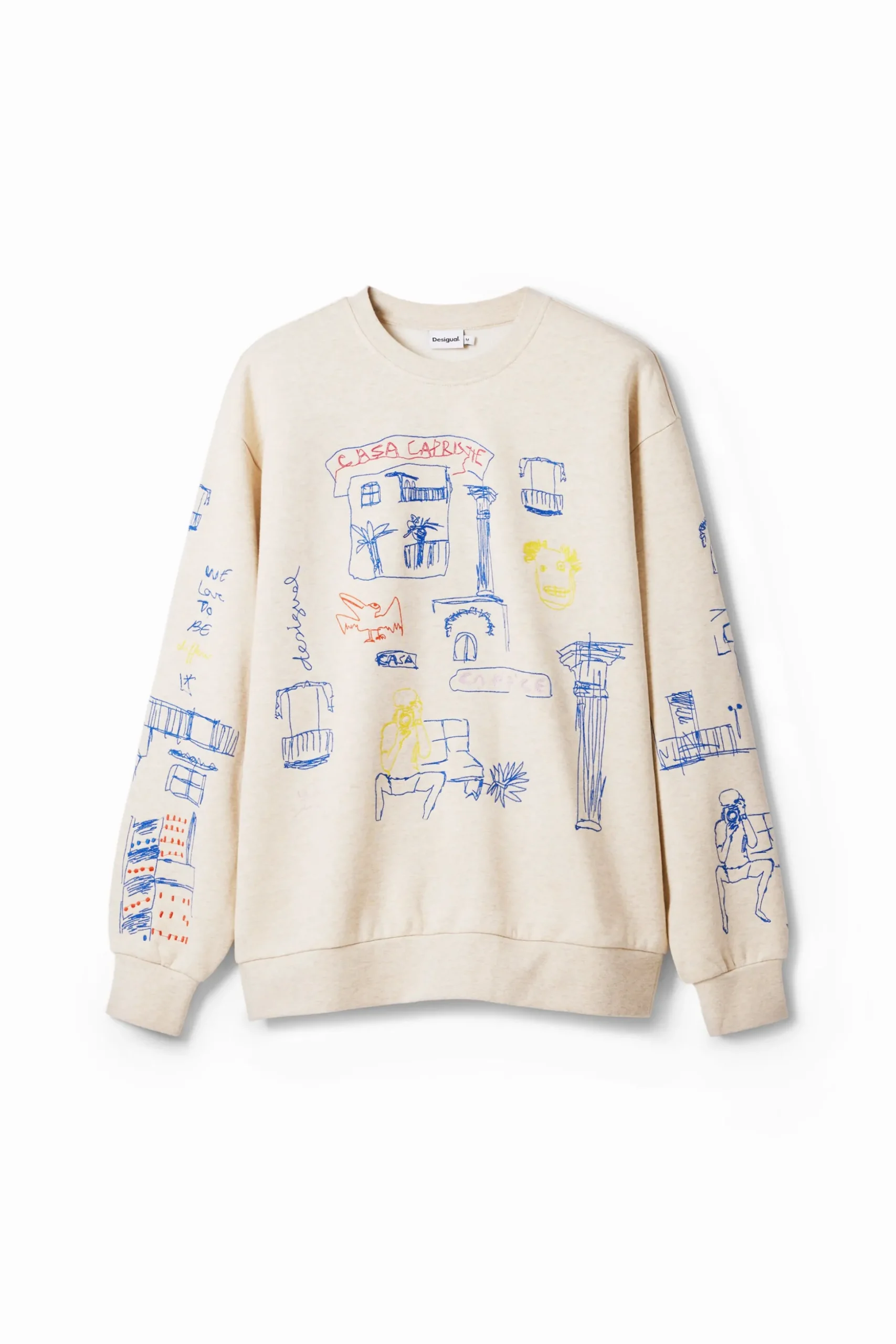 Sudadera con diseño de ilustración