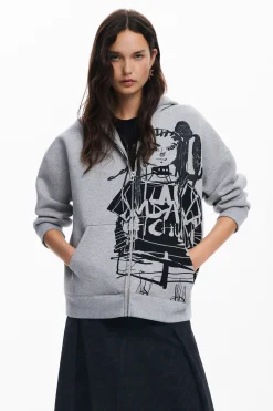 Sudadera cremallera estampada M. Christian Lacroix