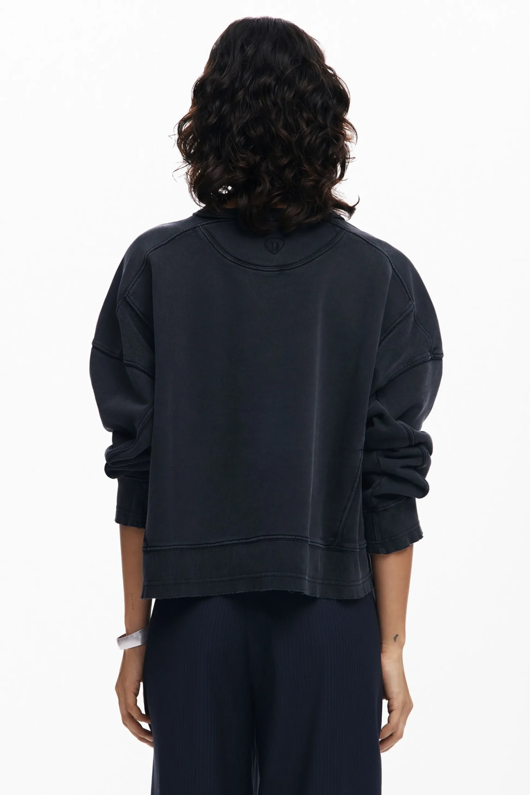 Sudadera efecto lavado