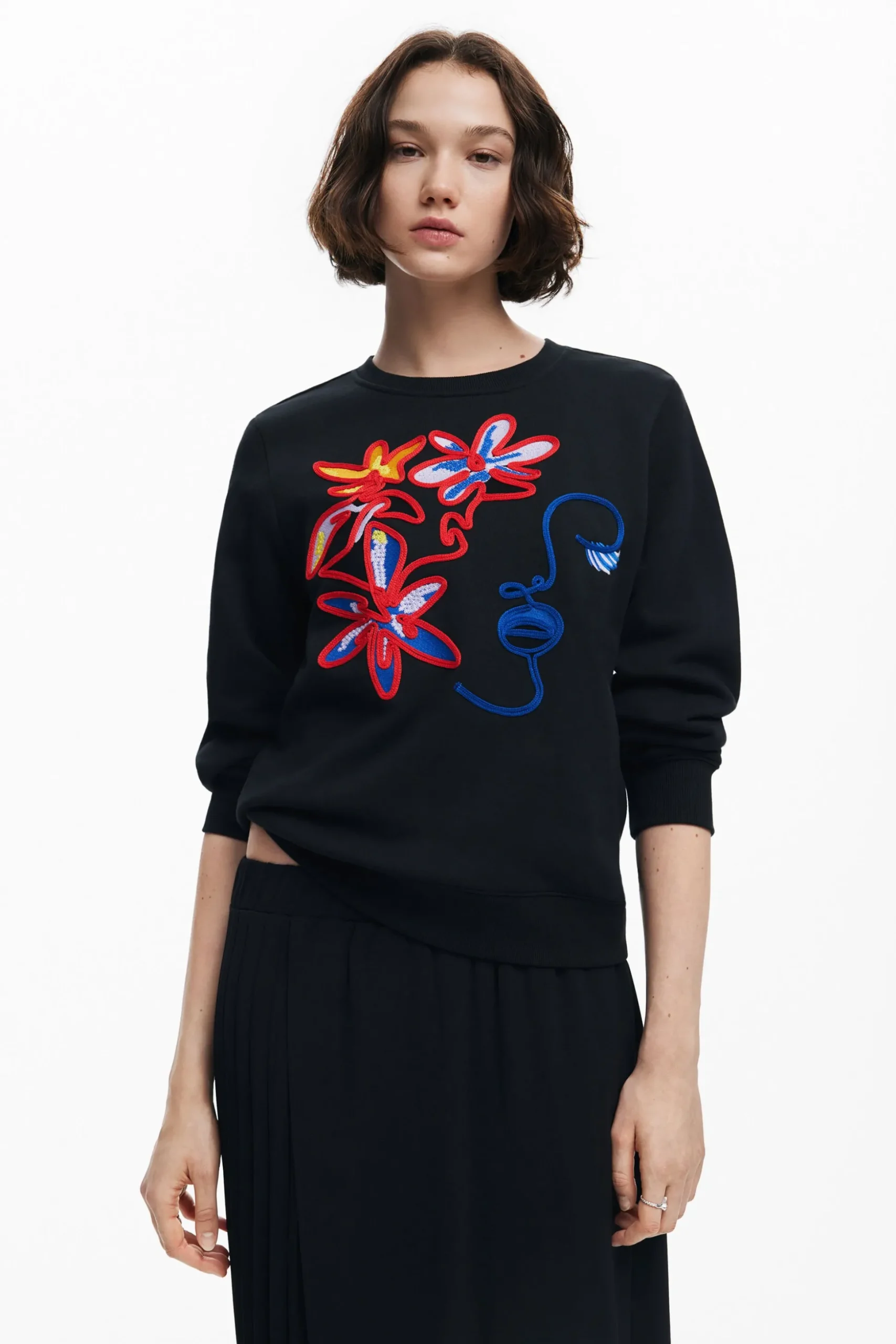 Sudadera estampado arty