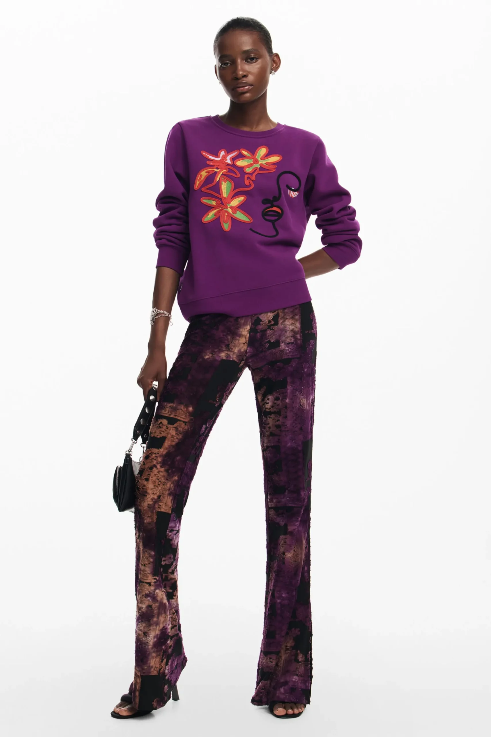 Sudadera estampado arty