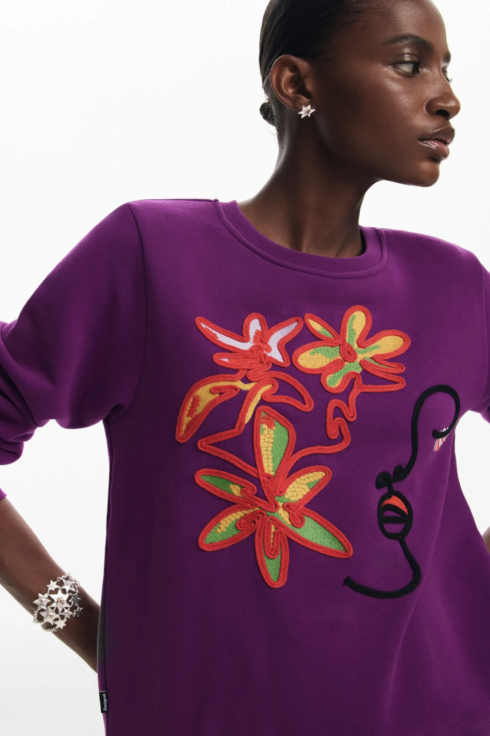 Sudadera estampado arty