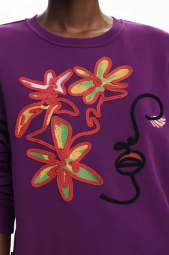 Sudadera estampado arty