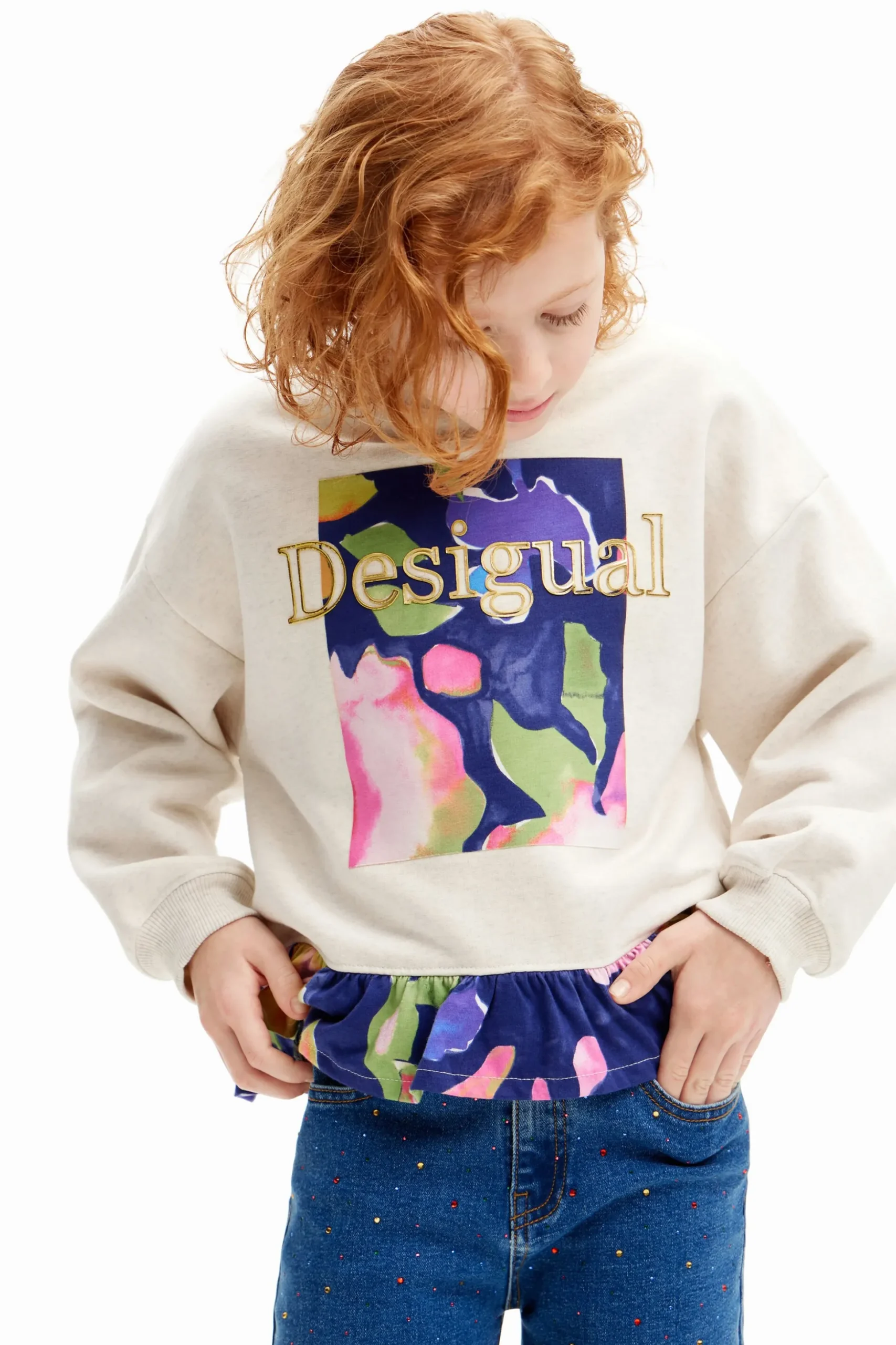 Sudadera flores