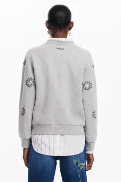 Sudadera flores joya