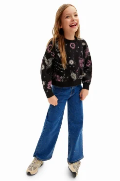 Sudadera flores universo