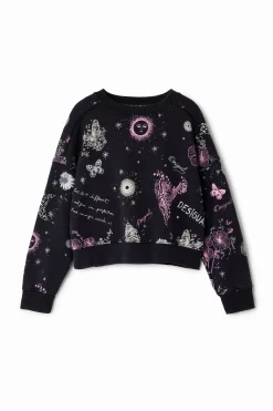 Sudadera flores universo