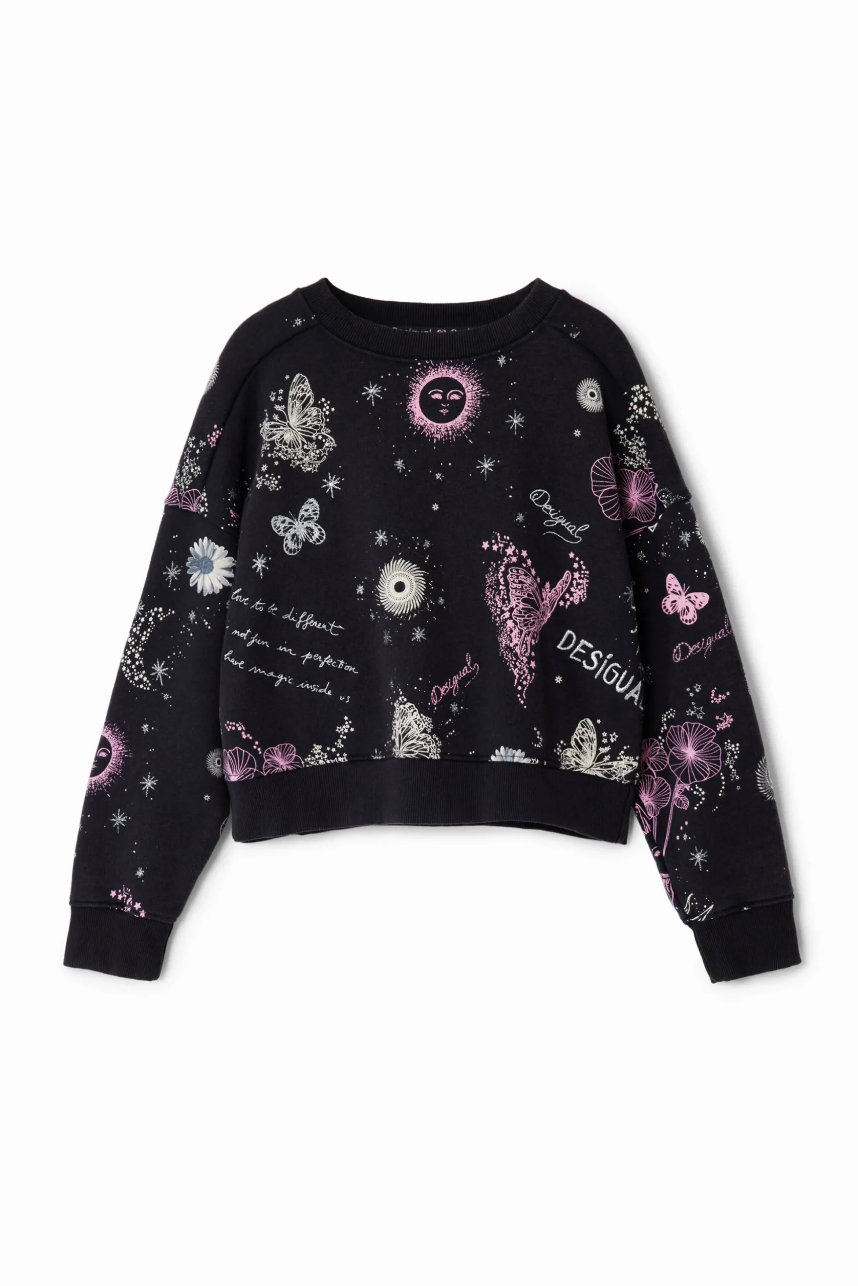 Sudadera flores universo