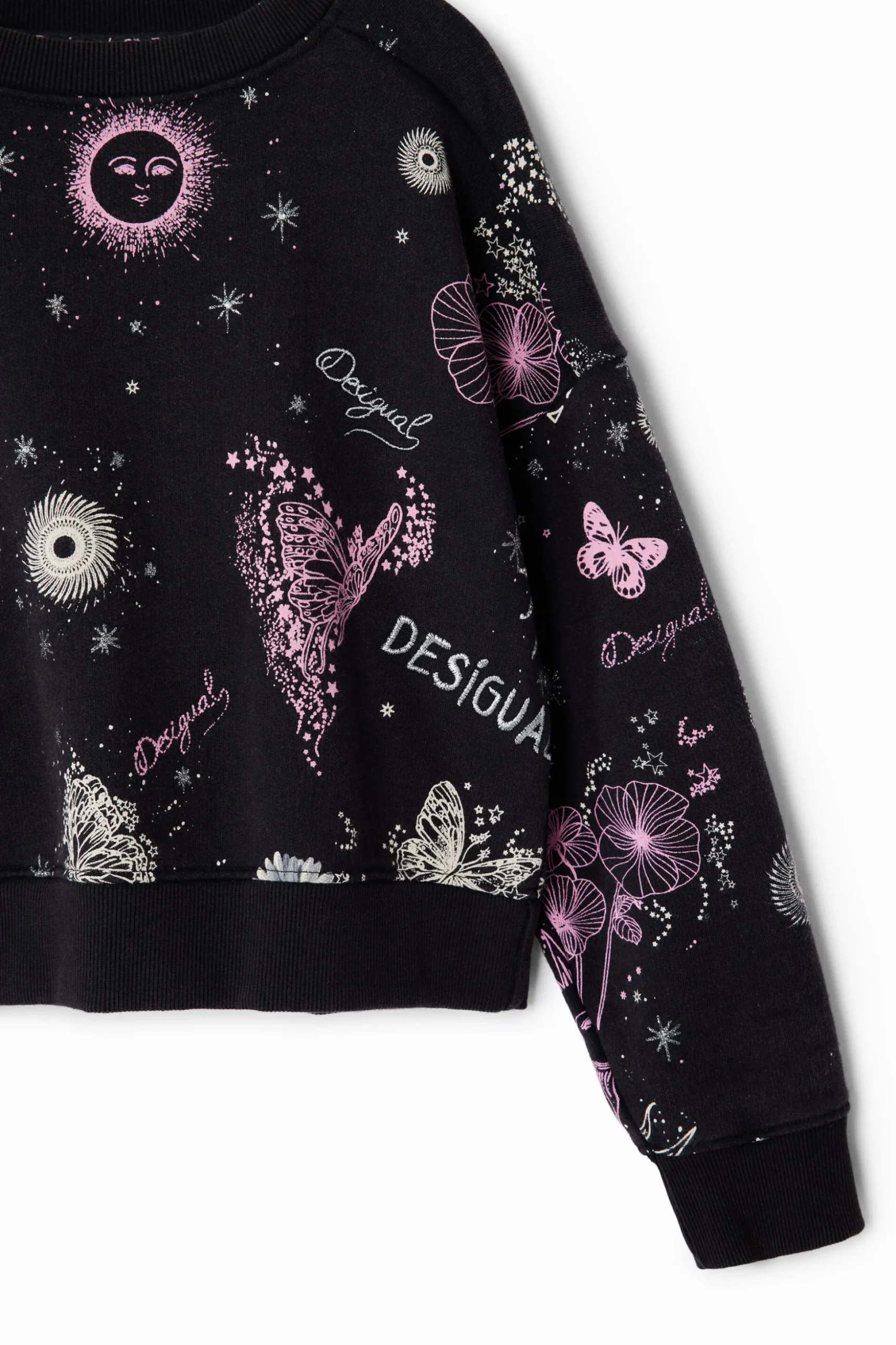 Sudadera flores universo