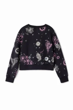 Sudadera flores universo