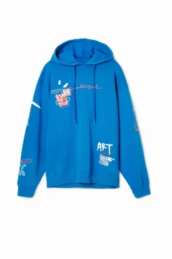 Sudadera graffiti capucha