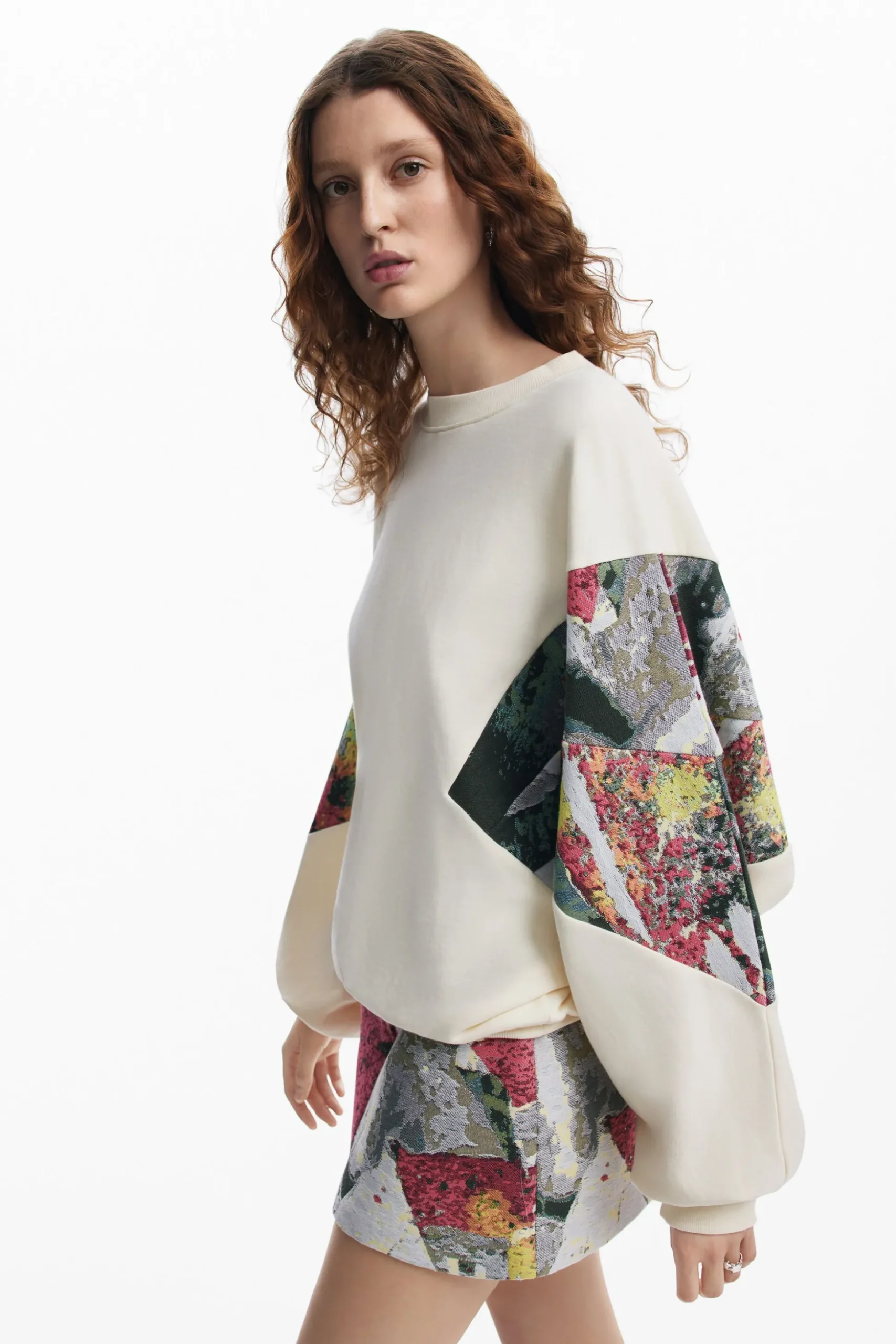 Sudadera mangas estampadas M. Christian Lacroix