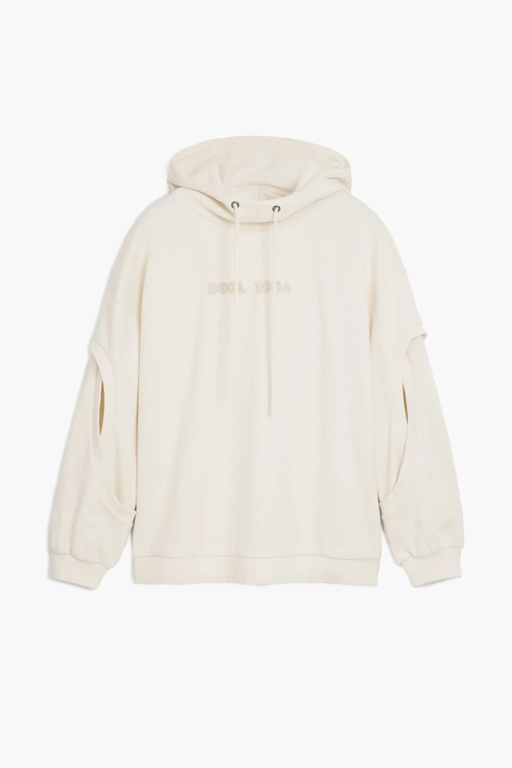 Sudadera oversize abertura mangas