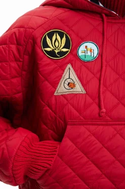 Sudadera padded con parches