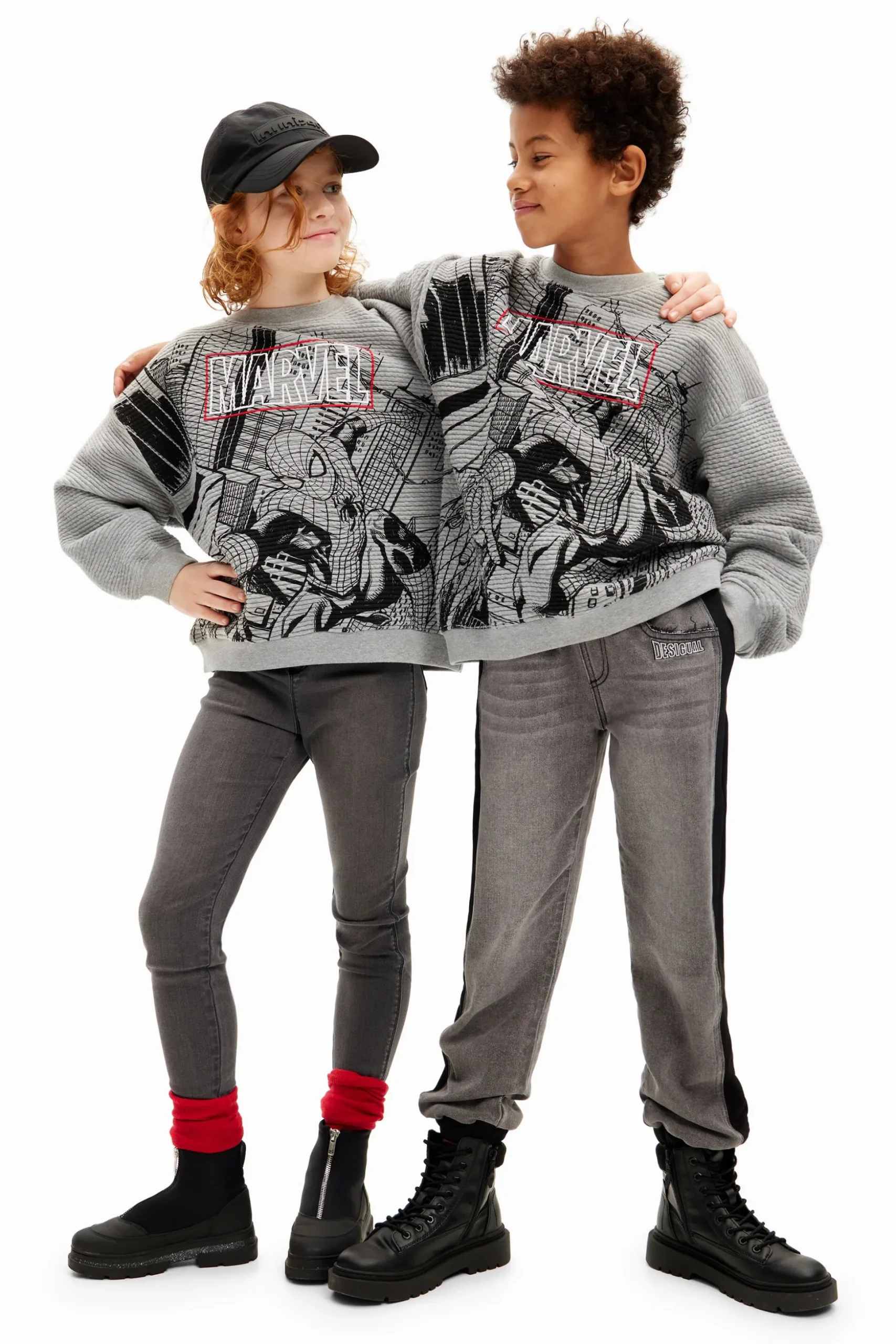 Sudadera rayas Marvel