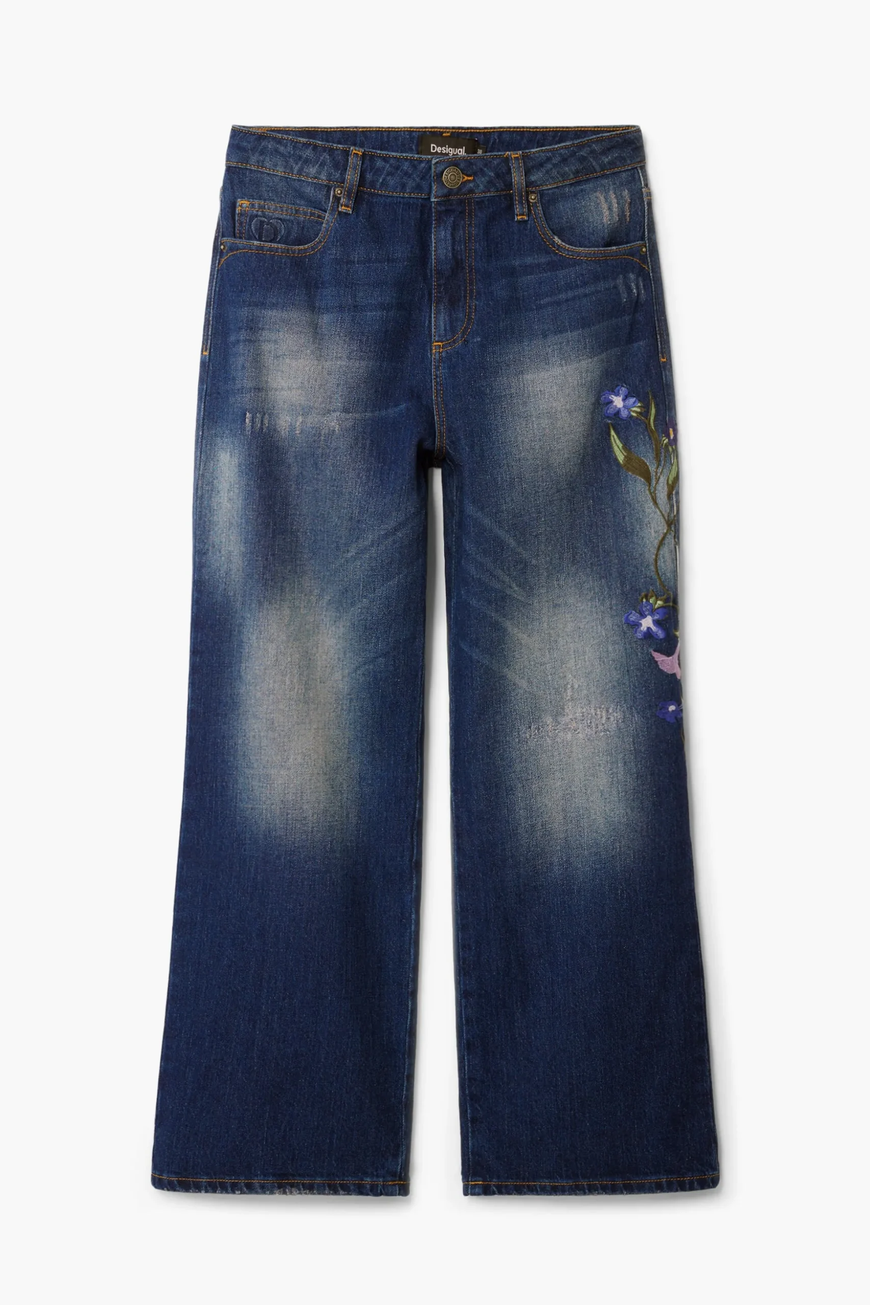 Vaqueros culotte denim
