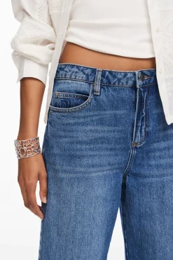 Vaqueros culotte denim