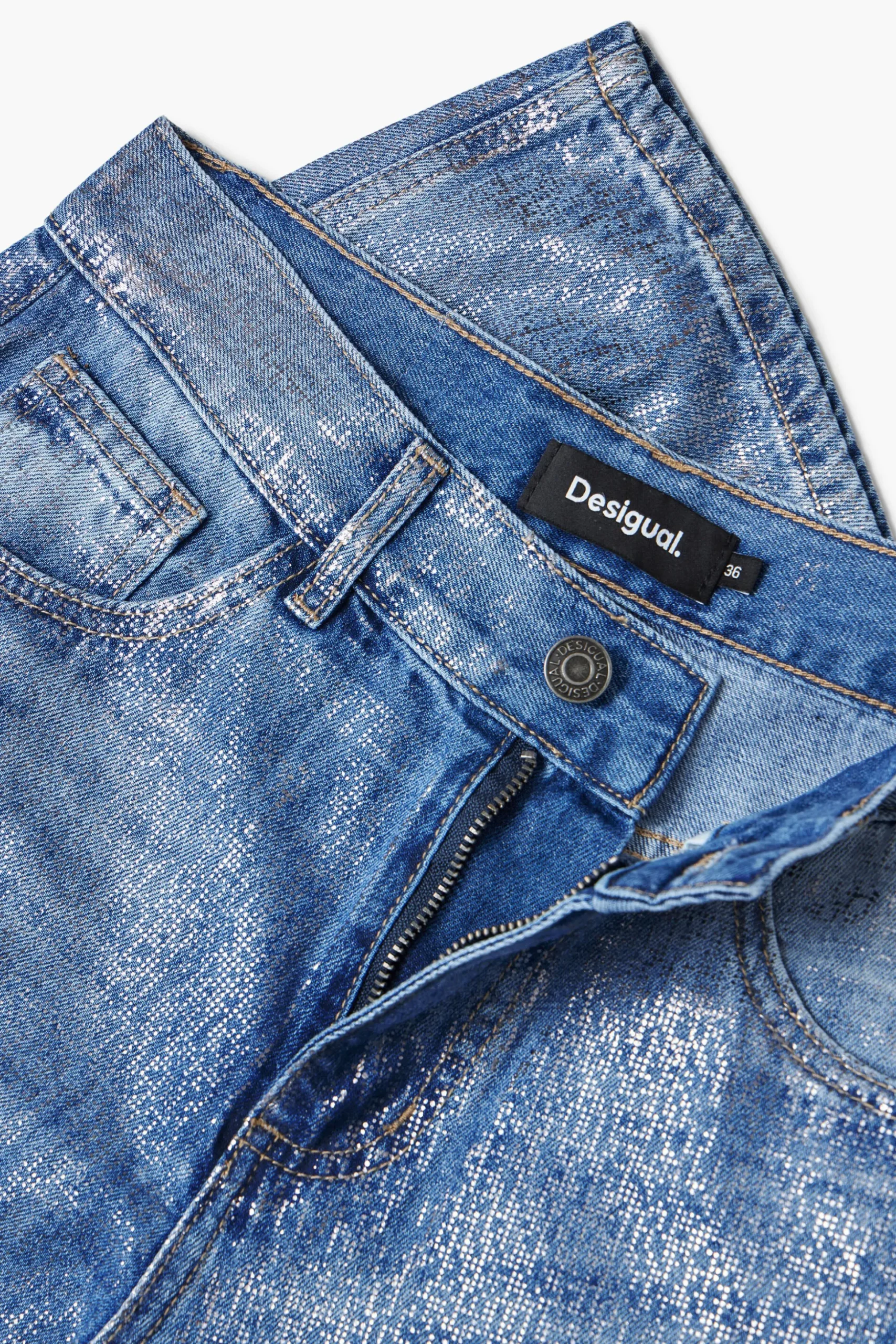 Vaqueros denim balloon