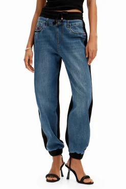 Vaqueros jogger contraste