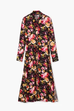 Vestido camisero flores