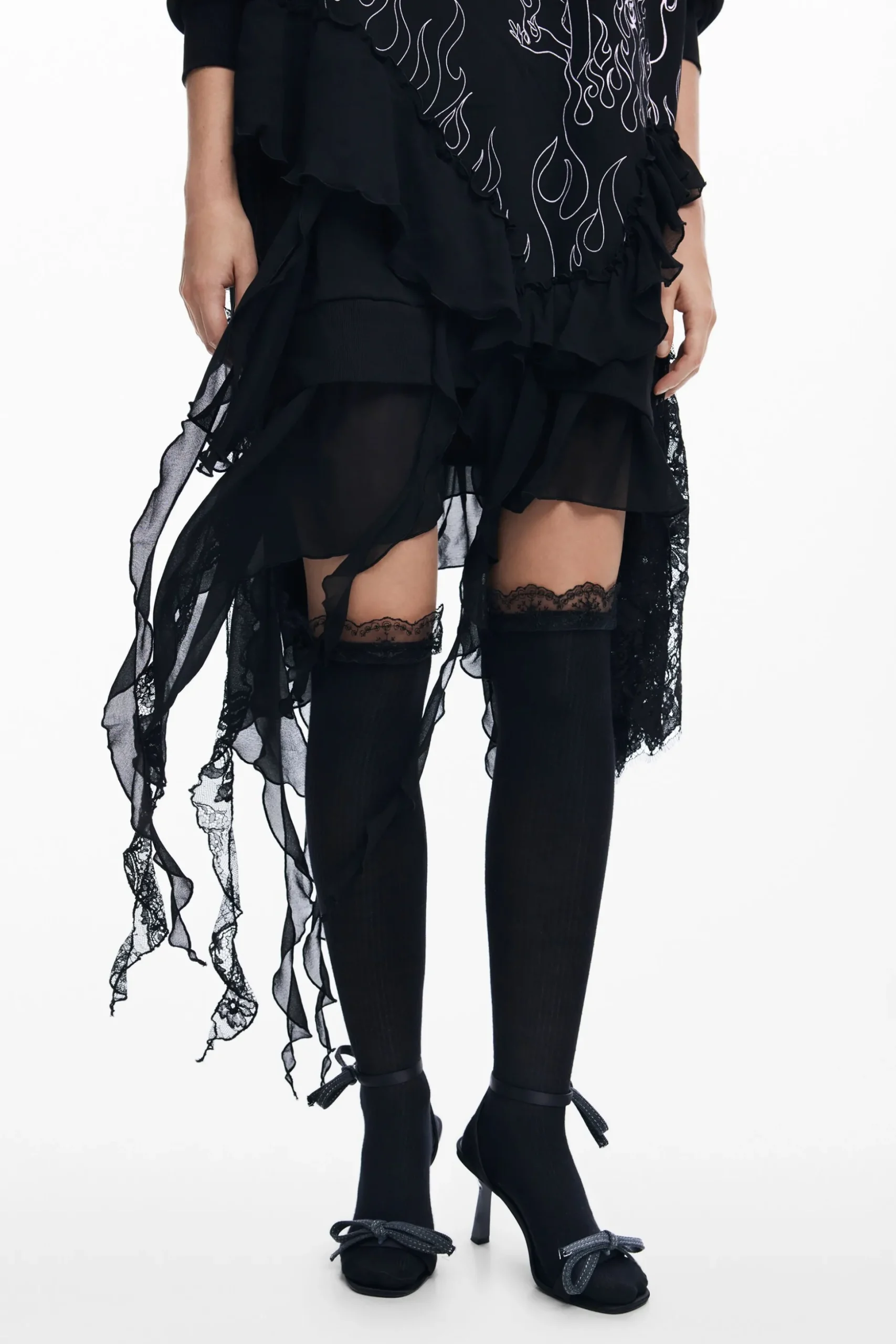 Vestido capucha María Escoté