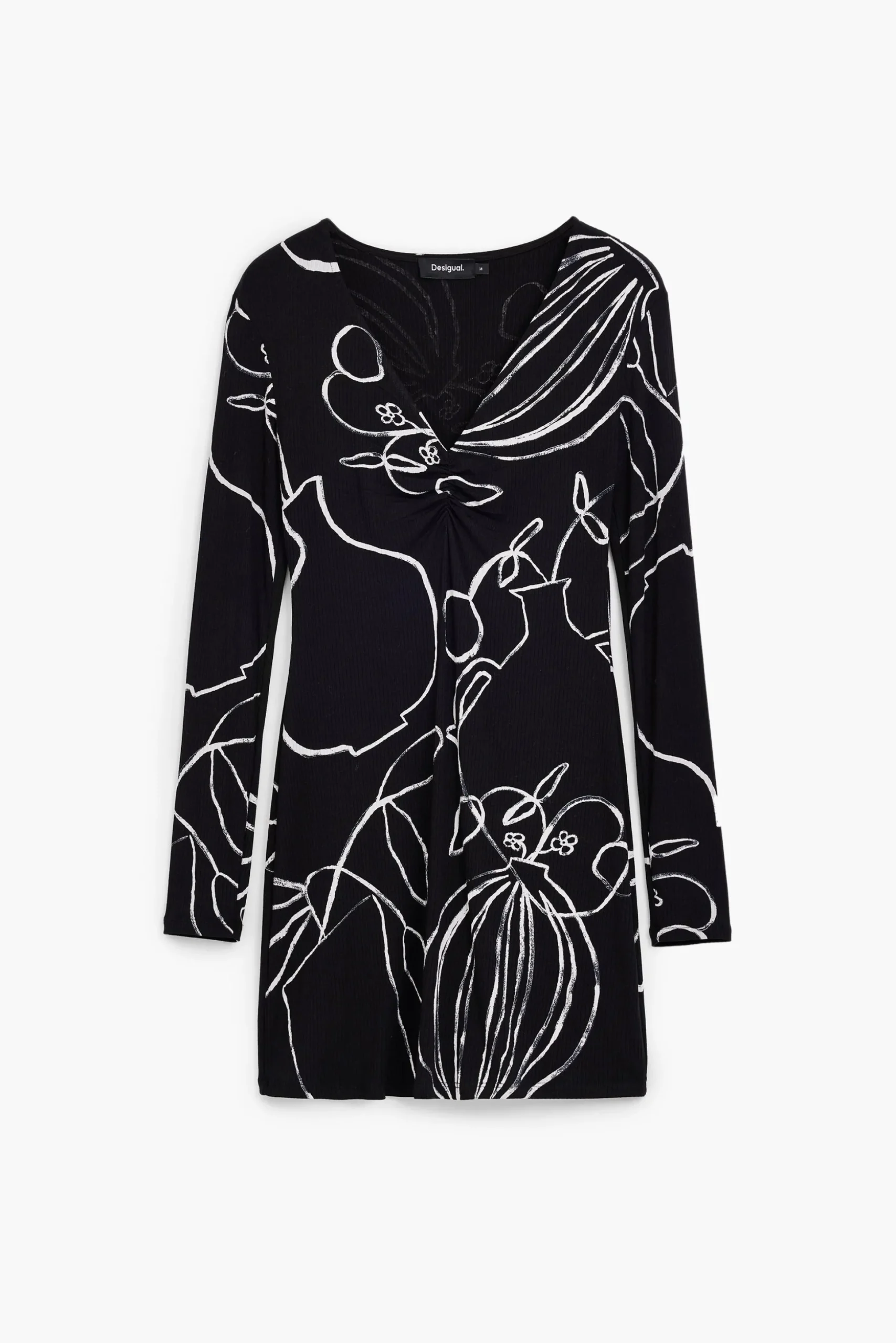 Vestido corto estampado