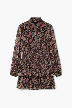 Vestido corto flores