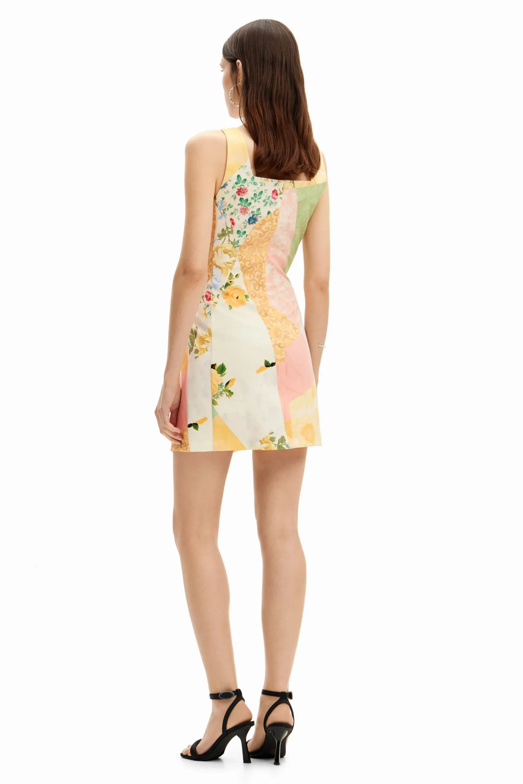Vestido corto flores