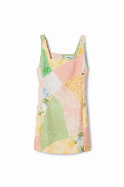Vestido corto flores
