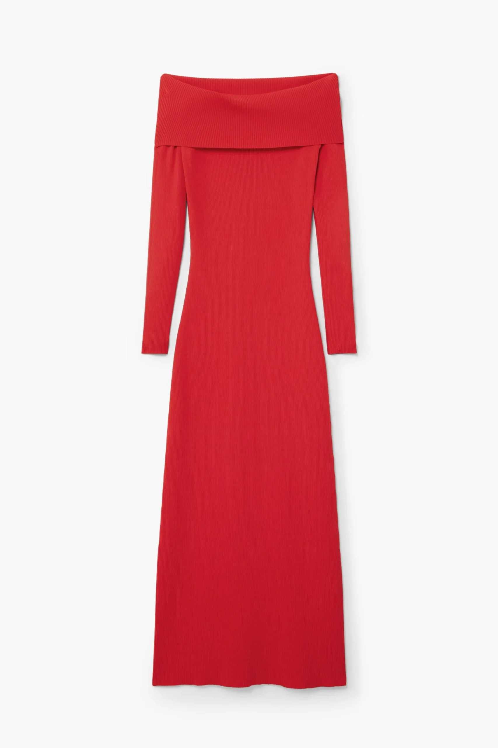 Vestido escote bardot