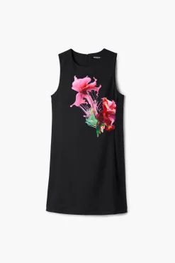 Vestido estampado flor