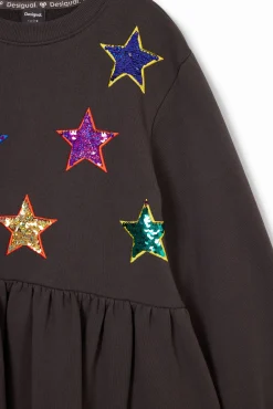 Vestido estrellas sudadera