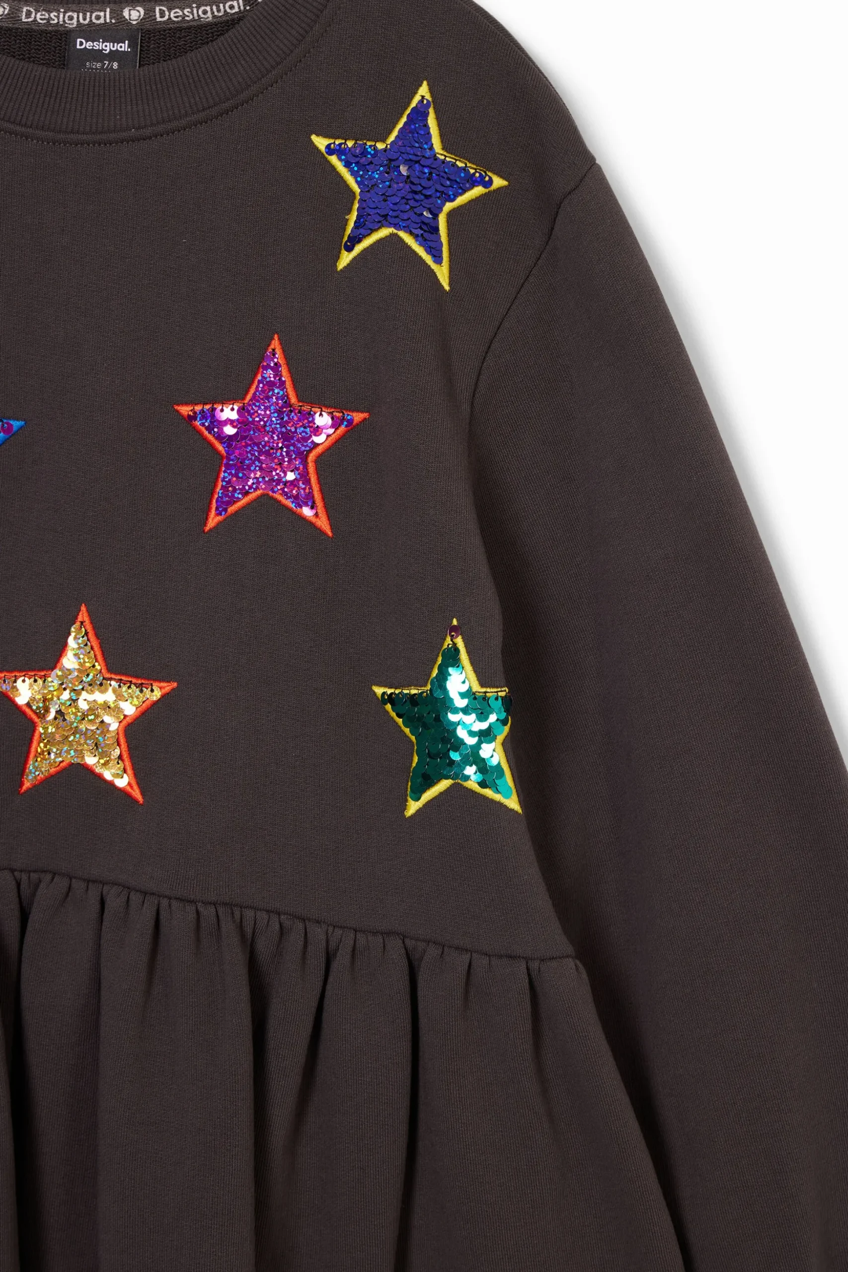 Vestido estrellas sudadera