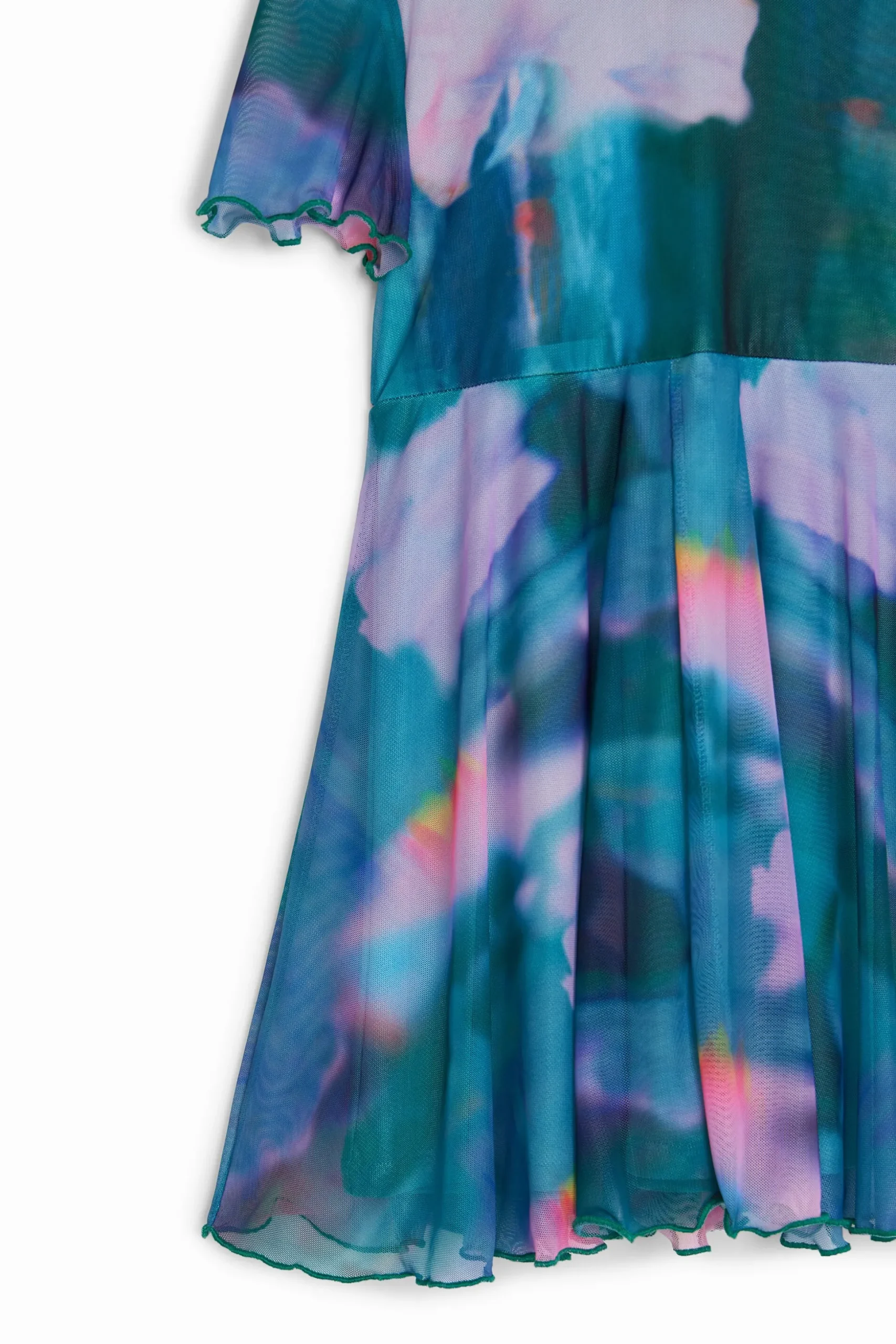 Vestido falda plisada