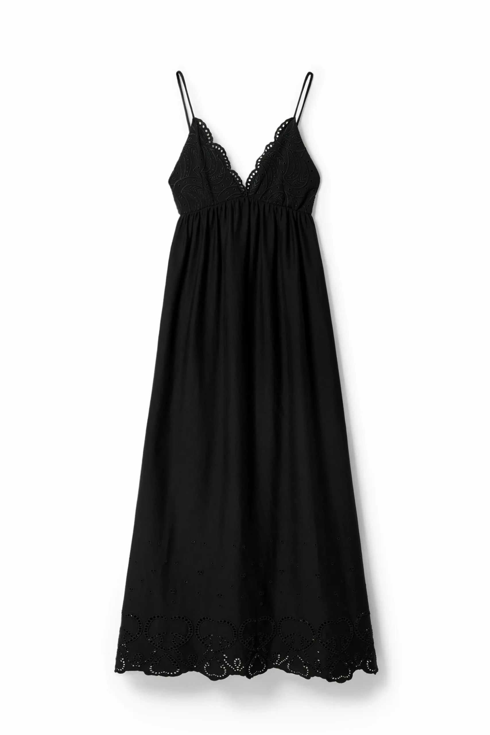 Vestido largo encaje